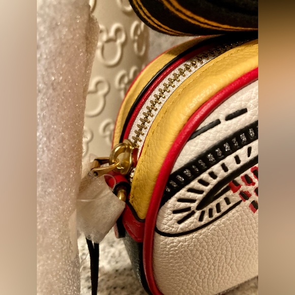 Coach X Disney Keith Haring Mickey Mouse UFO Camera Crossbody Bag NWT - Picture 14 of 16